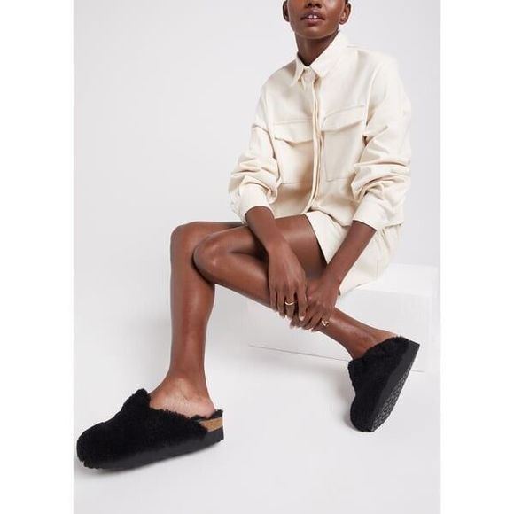 Free People Boston Teddy Shearling Birkenstock